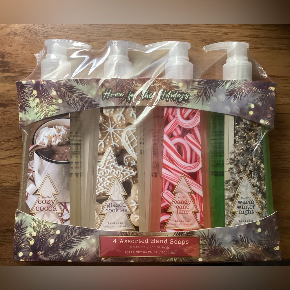 Johnson Parker Set of 4 Holiday/Winter Hand Soaps